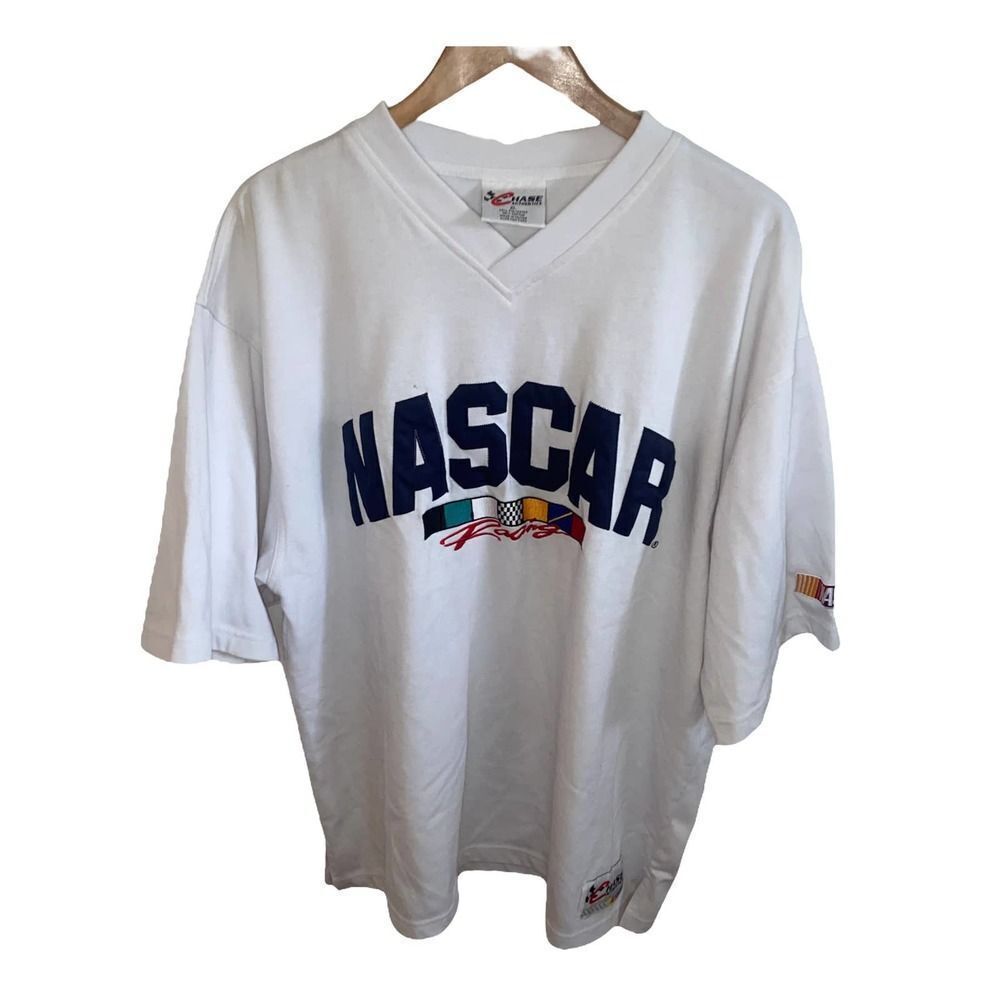 Chase Authentic - NASCAR embroidered V-neck shirt